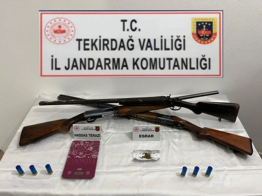 Tekirdağ&rsquo;da uyuşturucu ve ka&ccedil;ak&ccedil;ılıkla m&uuml;cadele operasyonu
