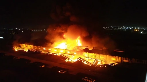 Tekirdağ&rsquo;daki fabrika yangını 9 saat sonra kontrol altındı
