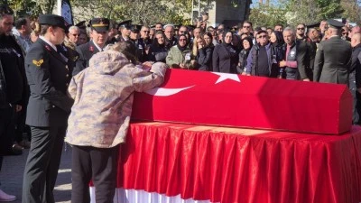 Tekirdağ şehidini dualarla son yolculuğuna uğurladı