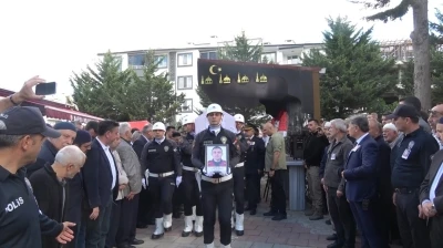 Tekne kazasında &ouml;len polis memuru Numan Şen, son yolculuğuna uğurlandı