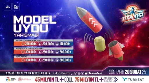 TEKNOFEST 2025 Model Uydu Yarışması i&ccedil;in başvurular devam ediyor