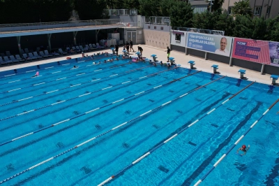 &ldquo;Temiz Havuz&rdquo; Sertifikalı Konak A&ccedil;ık Y&uuml;zme Havuzu&rsquo;nda Sezon Başladı