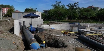 Terme&rsquo;de yağmur suyu problemi &ccedil;&ouml;z&uuml;l&uuml;yor
