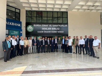 TESK Genel Başkan adayı Yiğiner'den BESOB'a ziyaret