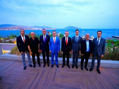 TFF Başkanı Hacıosmanoğlu ve 1'inci Lig kul&uuml;pleri Bodrum'da buluştu