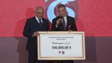 TFF Fair Play &ouml;d&uuml;lleri ger&ccedil;ekleştirilen t&ouml;ren ile sahiplerini buldu
