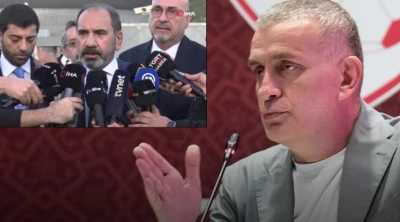 TFF Y&ouml;netim Kurulu g&ouml;revine devam kararı aldı: İstifalar ardı ardına geldi