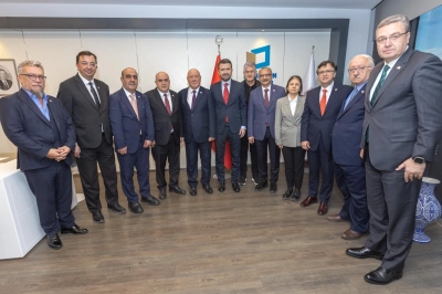 TGK Heyetinden BİK Genel M&uuml;d&uuml;r&uuml; Abd&uuml;lkadir &Ccedil;ay'a Ziyaret