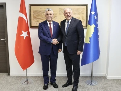 Ticaret Bakanı Bolat, Kosova Başbakan Yardımcısı Damka ile g&ouml;r&uuml;şt&uuml;