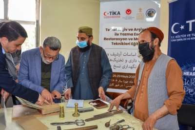 TİKA&rsquo;dan Afganistan&rsquo;da Arşivcilik ve Restorasyon Eğitimi