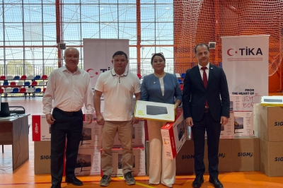 TİKA Kırgızistan&rsquo;da Eğitim ve Sağlık Kurumlarının Dijital Altyapısını G&uuml;&ccedil;lendiriyor