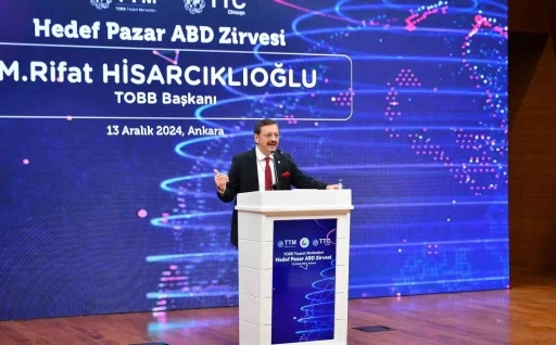 TOBB Başkanı Hisarcıklıoğlu: &ldquo;Son beş yılda ABD&rsquo;ye ihracatımız y&uuml;zde 46 artarak 14,8 milyar dolara ulaştı&rdquo;
