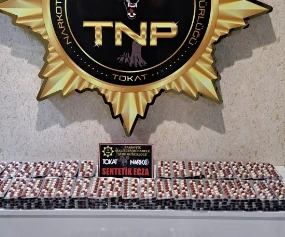 Tokat&rsquo;ta 4 bin 382 sentetik hap ele ge&ccedil;irildi