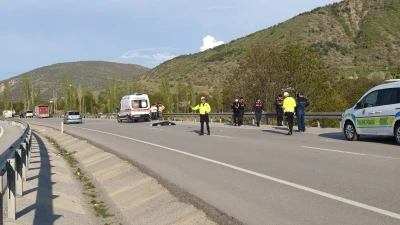 Tokat&rsquo;ta motosiklet kazasında s&uuml;r&uuml;c&uuml; yaşamını yitirdi