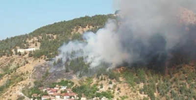 Tokat&rsquo;ta orman yangını