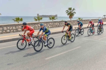 Tour of Mersin Uluslararası Bisiklet Turu&rsquo;nun ikinci etabı tamamlandı
