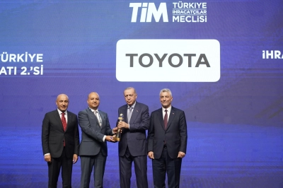 Toyota'dan T&uuml;rkiye İhracatında G&uuml;&ccedil;l&uuml; Performans