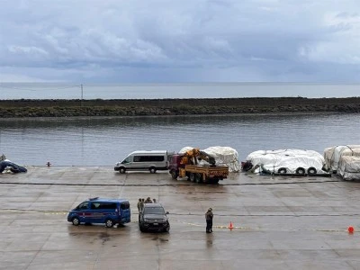Trabzon'da bulunan insansız deniz aracının imha edilmesi i&ccedil;in &ccedil;alışma başlatıldı