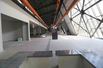 Trabzon Havalimanı&rsquo;nda yapımı devam eden dış hatlar terminali turizm sezonuna yetiştirilmeye &ccedil;alışılıyor
