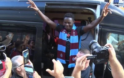 Trabzonspor&rsquo;un yeni transferi Franculino Dju, Trabzon&rsquo;a geldi