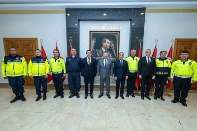 Trafik personeline başarı belgesi verildi
