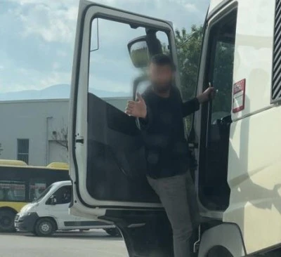 Bursa trafiğinde stresli anlar 