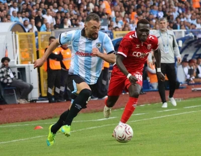 Trendyol S&uuml;per Lig: Erzurumspor FK: 1 - Samsunspor: 0 (İlk yarı)