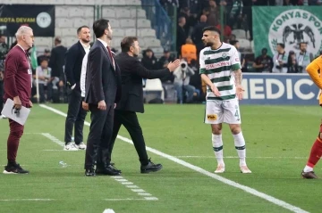 Trendyol S&uuml;per Lig: Konyaspor: 0 - Galatasaray: 1 (İlk yarı)
