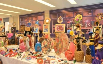 TRSM danışanlarının el sanatları sergisi yoğun ilgi g&ouml;rd&uuml;
