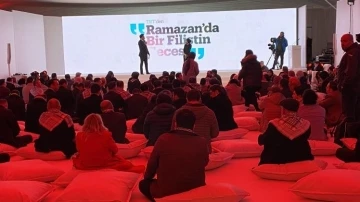 TRT&rsquo;nin "Ramazan&rsquo;da Bir Filistin Gecesi" etkinliğinin ilki d&uuml;zenlendi
