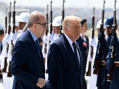 Trump, NATO zirvesi i&ccedil;in Ankara'da