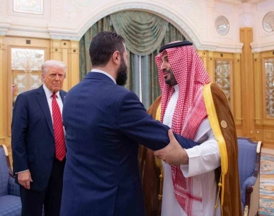 Trump, Riyad&rsquo;da eş-Şara ile g&ouml;r&uuml;şt&uuml;
