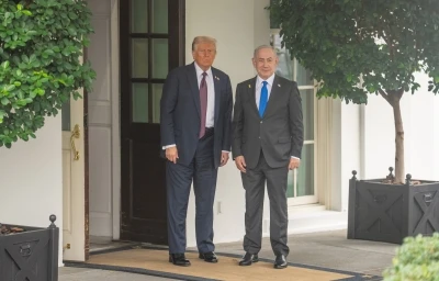 Trump ve Netanyahu, Beyaz Saray&rsquo;da bir araya geldi