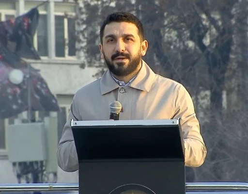 T&Uuml;GVA Başkanı Beşinci: "Galata K&ouml;pr&uuml;s&uuml;&rsquo;nden haykırıyoruz, sinmiyoruz, korkmuyoruz; Filistin&rsquo;i asla unutmuyoruz"
