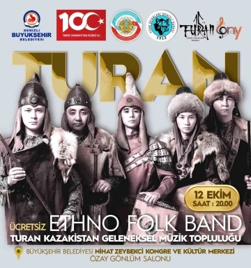 Turan Ethno Folk Band, 12 Ekim&rsquo;de Denizli&rsquo;de sahne alacak
