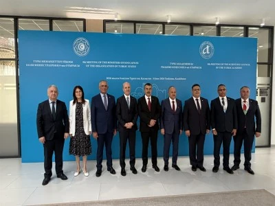 T&uuml;rk Devletleri Teşkilatı Eğitim Bakanları, T&uuml;rkistan&rsquo;da bir araya geldi