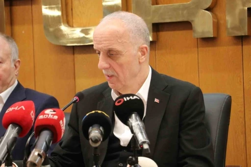 T&Uuml;RK-İŞ Başkanı Atalay: &ldquo;Adil bir d&uuml;zenleme yapılmadığı s&uuml;rece T&Uuml;RK-İŞ olarak asgari &uuml;cret komisyonuna katılmayacağız&rdquo;
