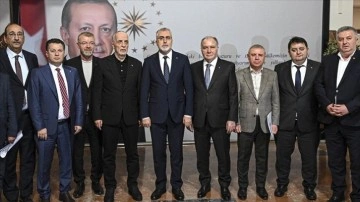 T&Uuml;RK-İŞ kamu iş&ccedil;isine ek zam talebini, Bakan Işıkhan'a iletti
