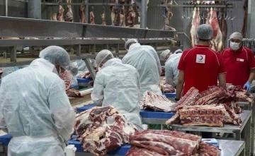 T&uuml;rk Kızılay 146 bin 683 hisse kurban kesimiyle 21 &uuml;lkede 4,2 milyon ihtiya&ccedil; sahibine ulaşacak
