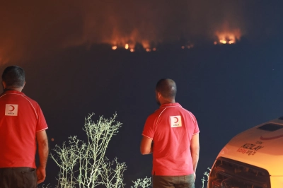 T&uuml;rk Kızılay, Orman Yangınlarında 26 Noktada Sahada