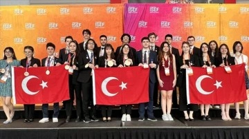T&uuml;rk &ouml;ğrenciler, Uluslararası Regeneron ISEF Bilim ve M&uuml;hendislik Yarışması'nda &ouml;d&uuml;l kazandı