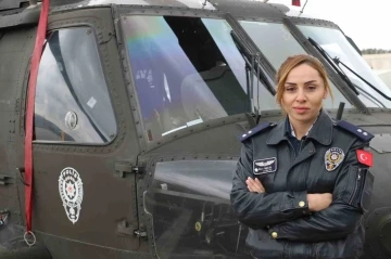 T&uuml;rk Polis Teşkilatı&rsquo;nın kadın pilotu 6 yıldır g&ouml;ky&uuml;z&uuml;n&uuml;n asayişini sağlıyor
