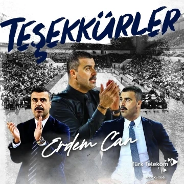 T&uuml;rk Telekom Basketbol Takımı, Başantren&ouml;r Erdem Can ile yollarını ayırdı