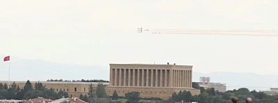 T&uuml;rk Yıldızları'ndan Ankara semalarında prova u&ccedil;uşu