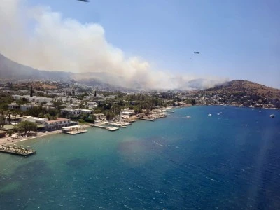 T&uuml;rkb&uuml;k&uuml;'nde yangın