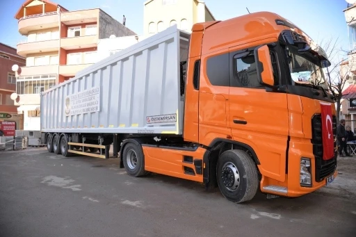 T&uuml;rkeli&rsquo;ye semi treyler hibe edildi
