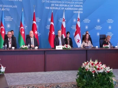 T&uuml;rkiye-Azerbaycan-G&uuml;rcistan &Uuml;&ccedil;l&uuml; Dışişleri Bakanları Toplantısı İstanbul'da başladı