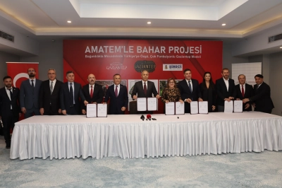 T&uuml;rkiye&rsquo;de İlk Olacak AMATEM&rsquo;le Bahar Projesi İ&ccedil;in İmzalar Atıldı