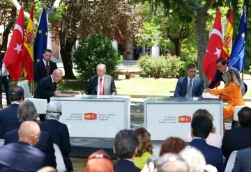 T&uuml;rkiye ile İspanya arasında 11 anlaşma imzalandı
