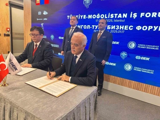 T&uuml;rkiye ile Moğolistan arasında mutabakat zaptı imzalandı
